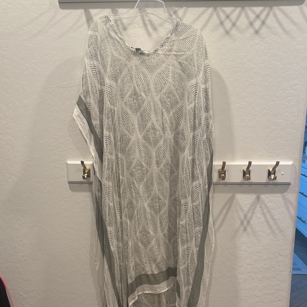 Michael Stars sage and White Swim Coverup